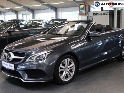 Mercedes E400 3,0 Cabriolet aut.