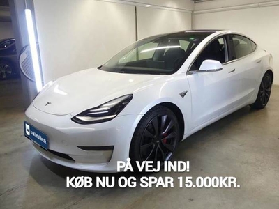 Tesla Model 3 EL Performance AWD 460HK Aut.