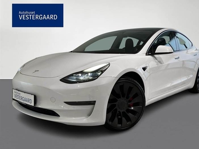 Tesla Model 3 EL Long Range Performance AWD 490HK Aut.