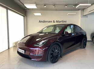 Tesla Model Y EL Performance Hvidt interiør + EAP AWD 534HK 5d Aut.