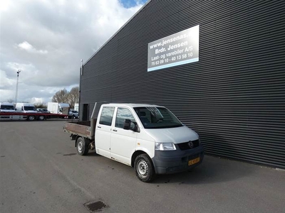 VW Transporter 2,5 Dobb.Kab. TDI m/Alu-lad 4Motion 130HK Ladv./Chas. 6g