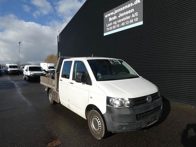 VW Transporter 2,0 Dobb.Kab. CR TDI MANDSKABSBIL 140HK Ladv./Chas. Man.