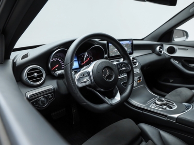 Brugt Mercedes-Benz C-Klasse C300 i Sølvmetal