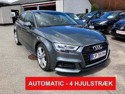 Audi A3 40 TFSi Sport Limited Sportback quattro S-tr. 5d