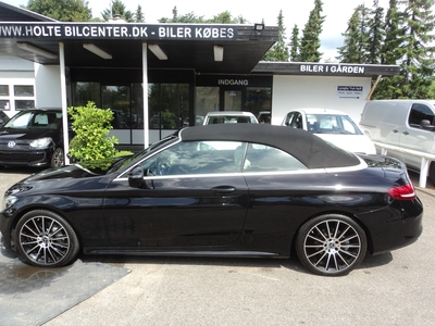 Mercedes C180 1,6 AMG Line Cabriolet aut. 2d