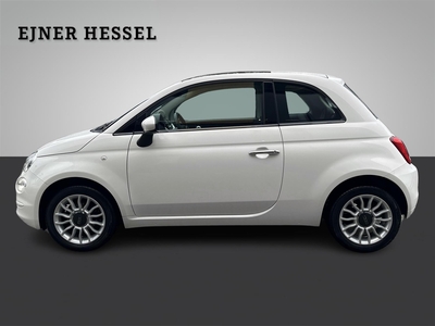 Brugt Fiat 500 1,2 Eco Lounge Start & Stop 69HK 3d i Hvid