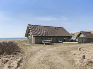 Sommerhushygge og smuk panorama udsigt over Vesterhavet