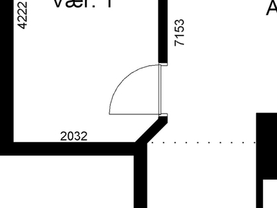 2 værelses familiebolig