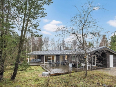 Stort sommerhus med sauna og solrig terrasse i naturskønt område