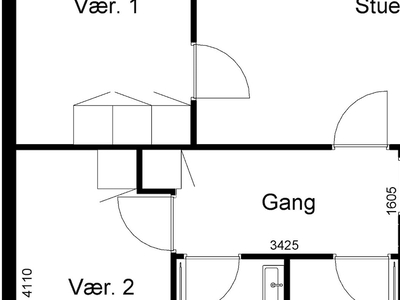 3 værelses familiebolig