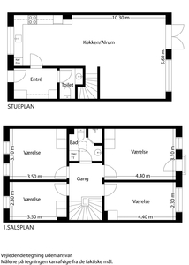 5 værelses hus på 131 m