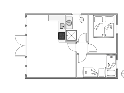 Sommerhus - 4 personer - Fyrrelunden - Jegum - 6840 - Oksbøl