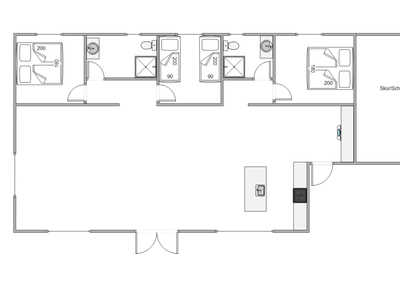 Sommerhus - 6 personer - Nordmarken