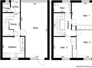 4 værelses hus på 117 m