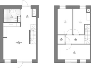 4 værelses lejlighed på 115 m2