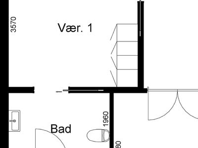 2 værelses familiebolig