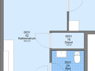 2 værelses ungdomsbolig