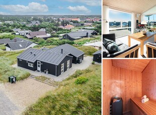 Virkelig dejlig og højtbeliggende sommerhus med en pragtfuld udsigt