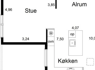 Lejebolig på 106 m2