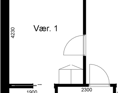 2 værelses familiebolig