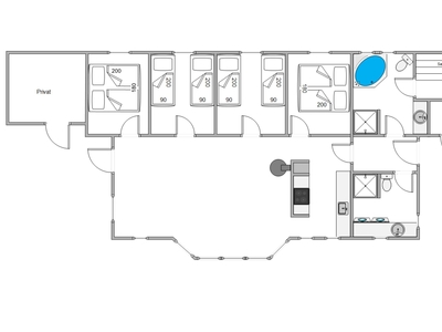 Sommerhus - 8 personer - Fyrrelunden - Jegum - 6840 - Oksbøl