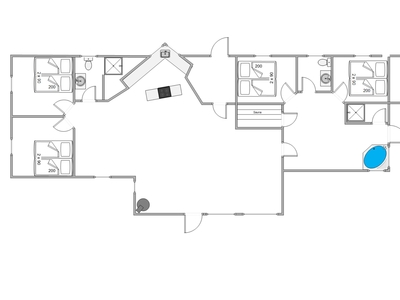 Sommerhus - 8 personer - Vestervang - Houstrup - 6830 - Nr. Nebel