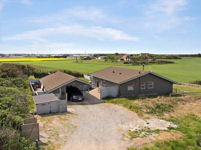 Arkitekttegnet sommerhus med pragtfuld udsigt over Løkkens smukke natur