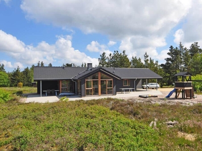 Sommerhus til 8 personer med legetårn, spa og sauna