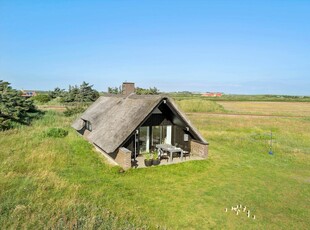 Hyggeligt sommerhus på stor naturgrund tæt på Vejlby Klit Strand