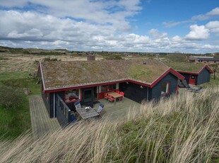 Feriehus beliggende tæt på Vesterhavet.