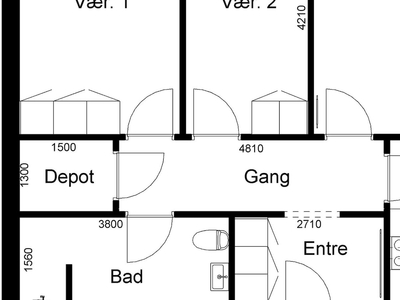 3 værelses familiebolig