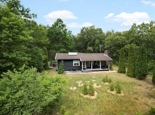 Hyggeligt sommerhus i naturskønt område med skov, strand og fjord