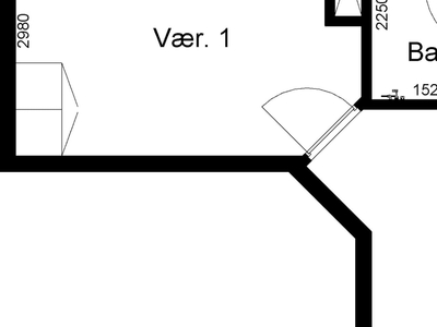 2 værelses ungdomsbolig