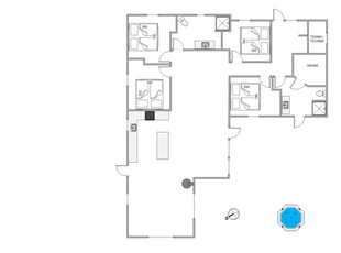 Sommerhus - 8 personer - Ved Volden