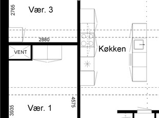 4 værelses familiebolig