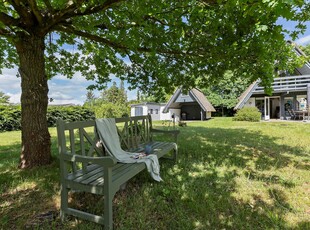 Sødt familie- og kærestesommerhus - 600 meter til badestrand ved Store Sjørup - 6 personer + 2 husdyr