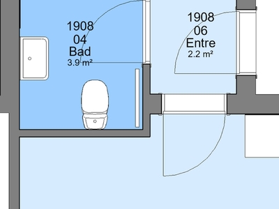 2 værelses familiebolig