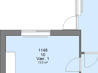 2 værelses familiebolig