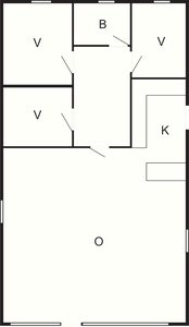 Sommerhus - 4 personer - Hybenvej - Lodbjerg Hede - 6950 - Ringkøbing