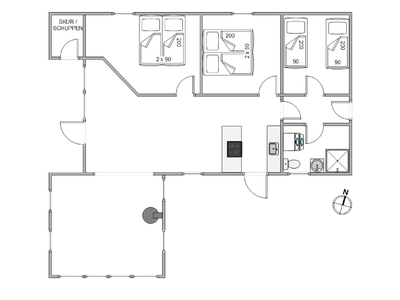 Sommerhus - 6 personer - Gejlbjergvej - 6854 - Henne Strand