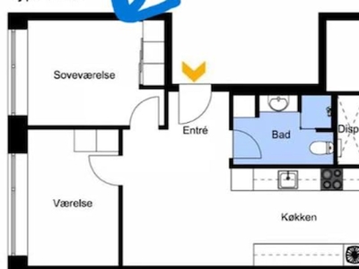 Værelse på 10 m2 - 8230