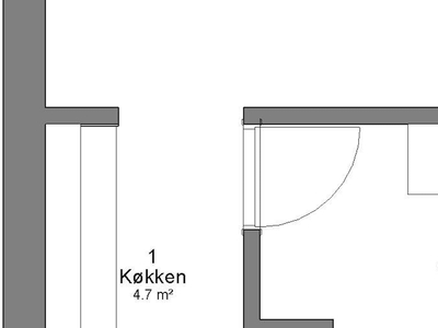 2 værelses familiebolig