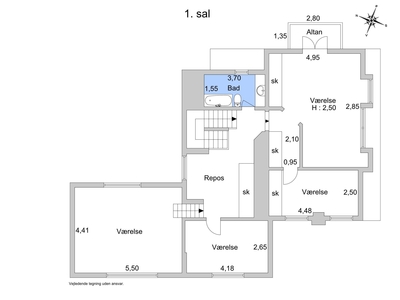 8 værelses hus på 254 m