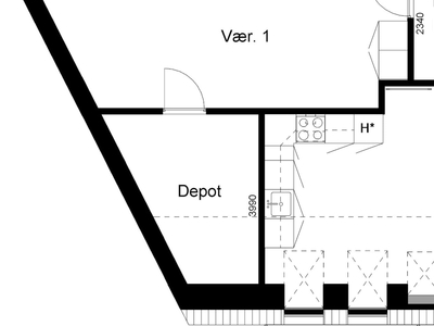 3 værelses familiebolig