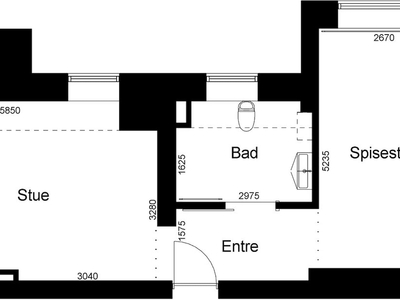 2 værelses familiebolig