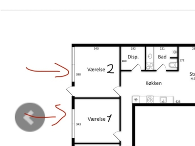 Værelse på 12 m2 - Thomas Koppelsgade