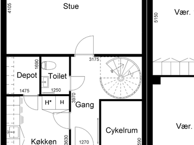 4 værelses familiebolig