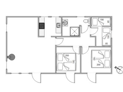 Sommerhus - 6 personer - Engvejen - Houstrup - 6830 - Nr. Nebel