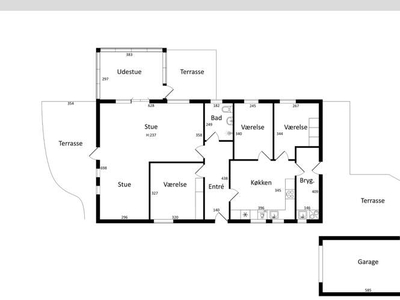 4 værelses hus på 108 m