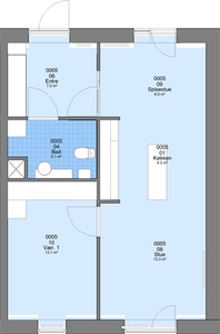 Skottenborg, 82 m2, 2 værelser, 6.491 kr.